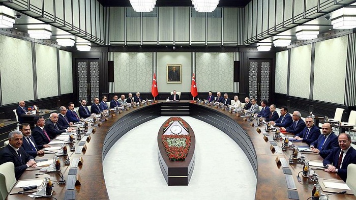 Türkiyədə Nazirlər Kabineti toplandı